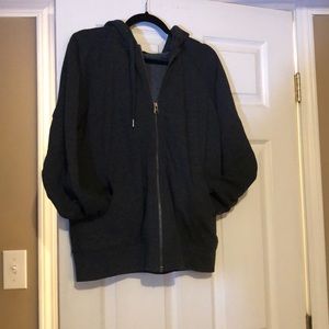 Dark grey hoodie